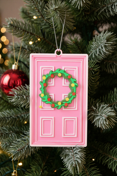 Pink Door Christmas Wreath Ornament Pad Satisfy Your Urge to Pick, Pop and Peel Stress-Free! Picky Pad and Tray