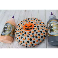 Finger Picking SMOOTH Stone Halloween (Tweezers included)
