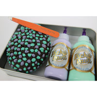 Gift Set Box Purple and Green Finger Picky Stone