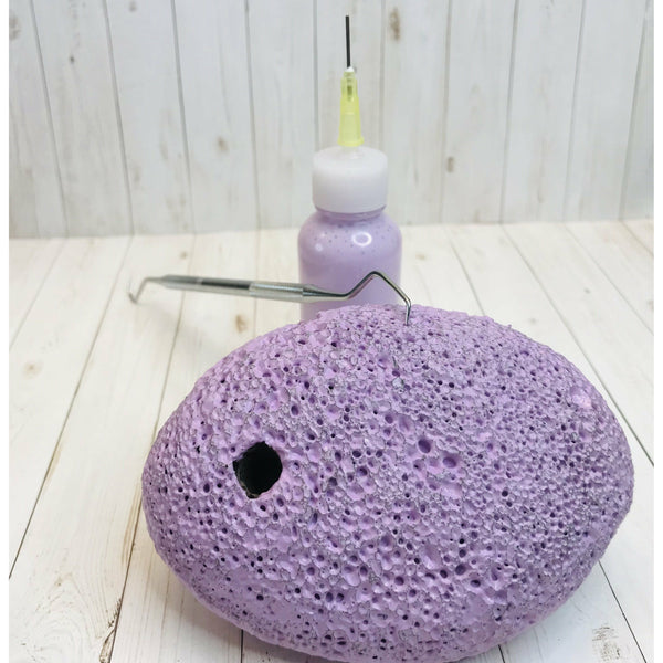 Picky Pumice Fully Covered Picking stone Purple Color