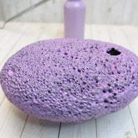 Picky Pumice Fully Covered Picking stone Purple Color