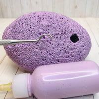 Picky Pumice Fully Covered Picking stone Purple Color