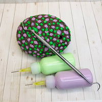 Purple and Green Color Picky Pumice Stone Kit